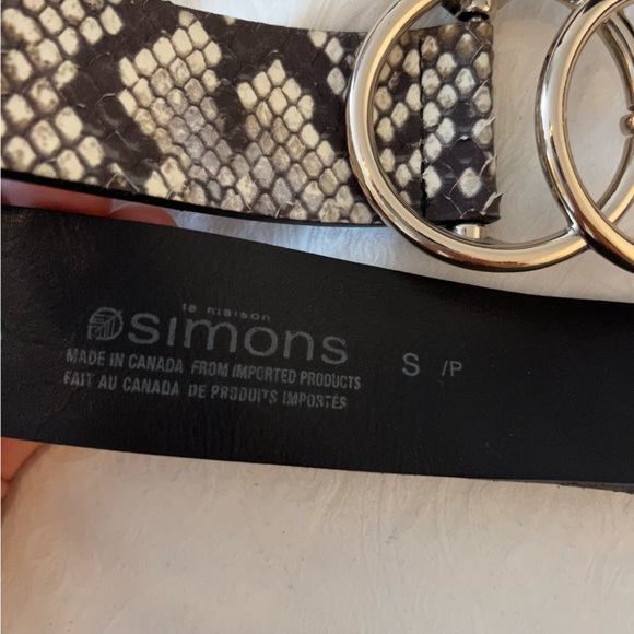 Simons small belt Snake pattern - Picture 2 of 3